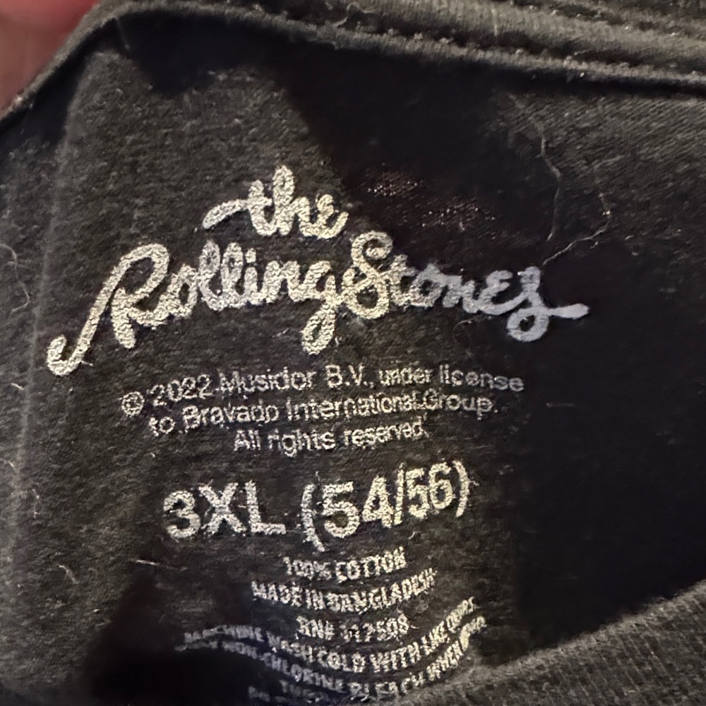 The Rolling Stones Black and Red graphic Tee mens 3XL - Picture 3 of 4